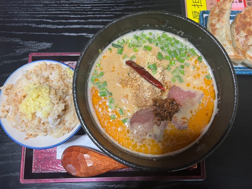 山鹿濃厚坦々麺